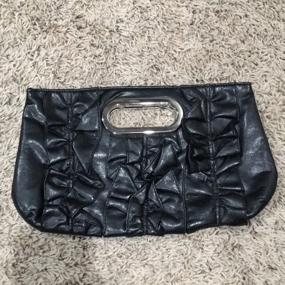 Black clutch purse